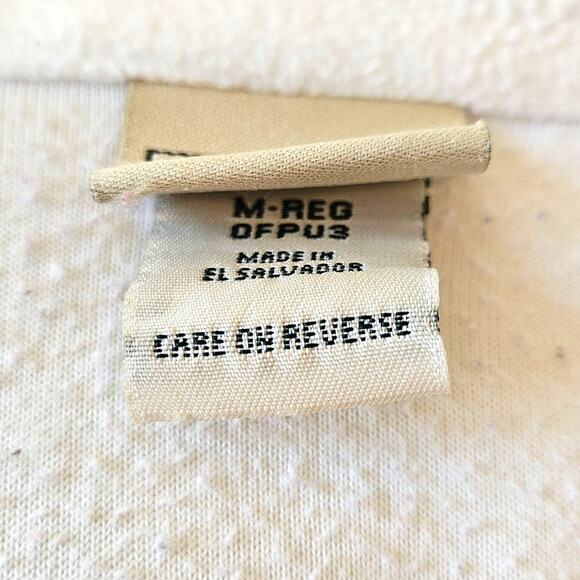 LL Bean Fleece 1/4 Zip Shirt Layering White Women's Medium - Picture 5 of 7